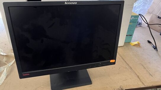3 Stk. Skærme AOC 24", SAMSUNG 24", LENOVO 19"