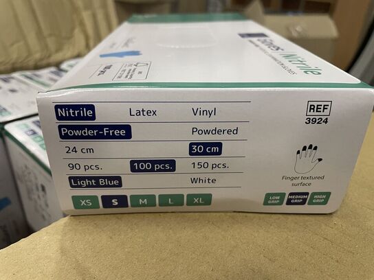 5 ks.Nitril handsker S ABENA