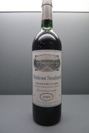 1 fl. Rødvin Saint-Émilion Grand Cru Classé, Château Soutard 1989