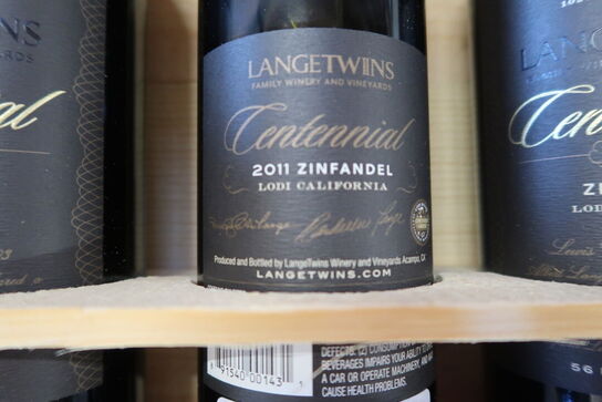 6 fl. Rødvin Centennial Zinfandel, LangeTwins 2011