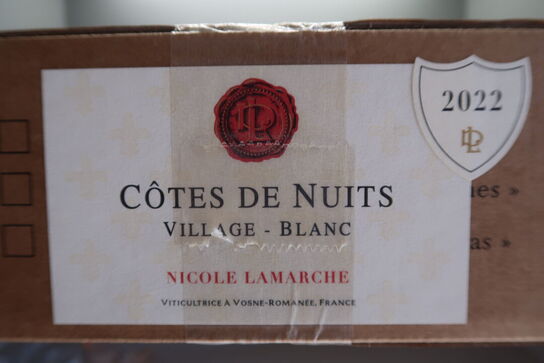 6 fl. Hvidvin Côtes de Nuits Villages Blanc, Domaine Nicole Lamarche 2022
