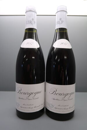 2 fl. Rødvin Bourgogne, Maison Leroy 2017