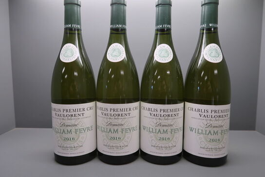 4 fl. Hvidvin Chablis 1er Cru Vaulorent, Domaine William Fèvre 2016