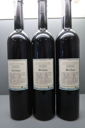 3 fl. Sødvin Vintage (Maury Vin Doux Naturel), Mas Amiel 1996
