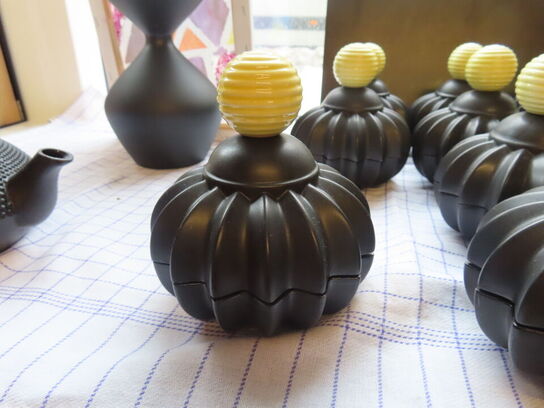 15 stk. Tekopper inkl. Kander