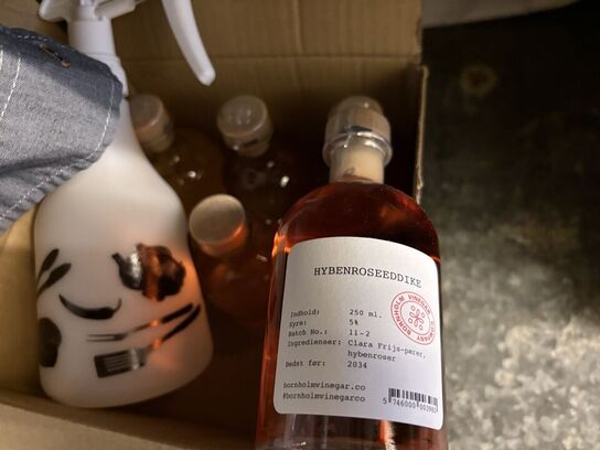 Parti hævekasser, emballage, m.v.