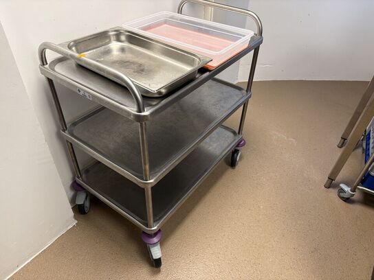 Rullevogn i rustfristål