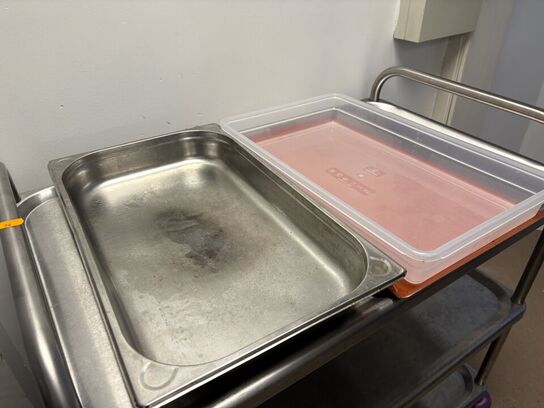 Rullevogn i rustfristål