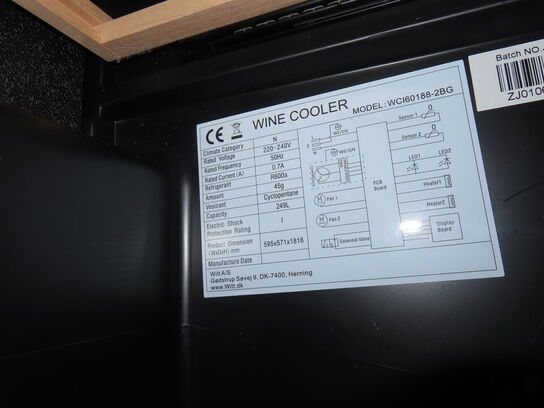 Vinkøleskab WITT WCI60188-2BG