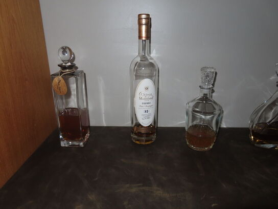 3 stk. Bordlamper inkl. Diverse spiritus