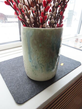 6 stk. Vindekantere inkl. Vaser