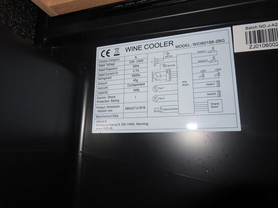 Vinkøleskab WITT WCI60188-2BG