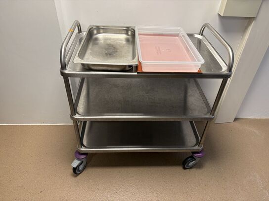 Rullevogn i rustfristål