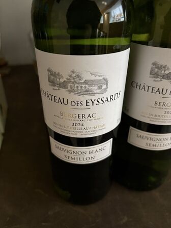 6 flasker hvidvin SE BILLEDER