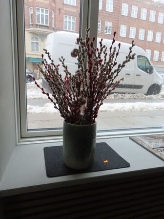 6 stk. Vindekantere inkl. Vaser