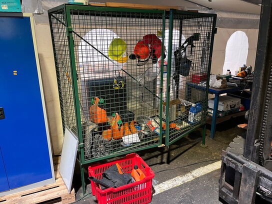 Sikringsbur med indhold