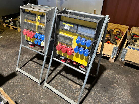 2 stk. byggeplads el-tavler