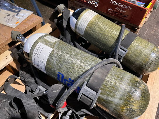 3 stk. selvforsynende luftåndedrætsapparater