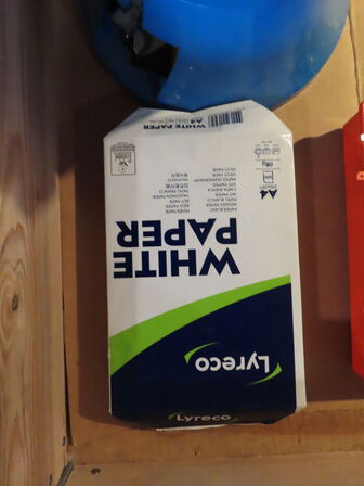 Indholdet på pallen