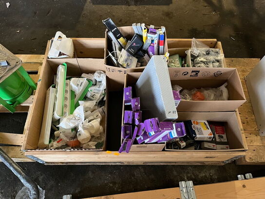 Indholdet på pallen