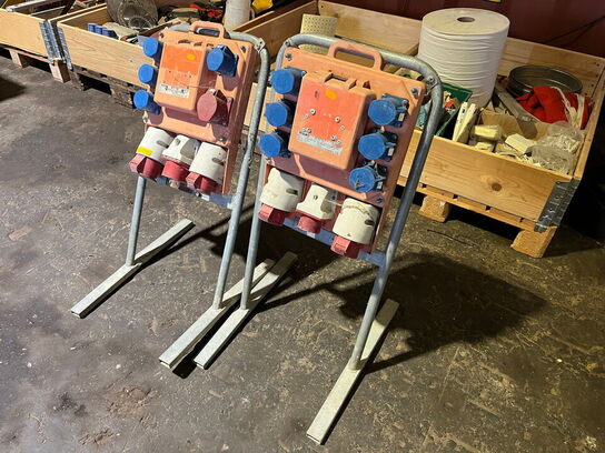 2 stk. byggeplads el-tavler