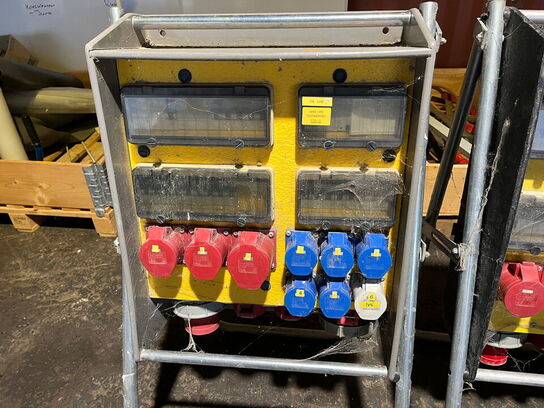 2 stk. byggeplads el-tavler