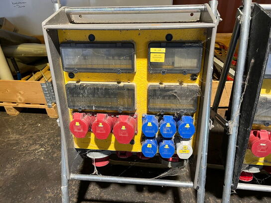 2 stk. byggeplads el-tavler