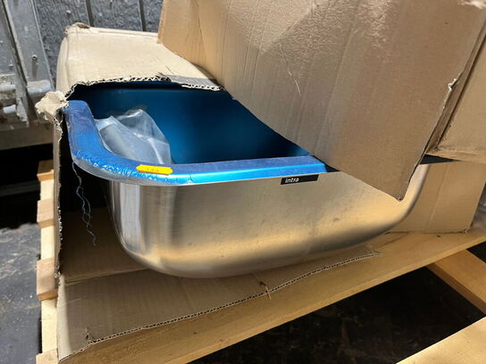 3 stk. rustfri køkkenvaske