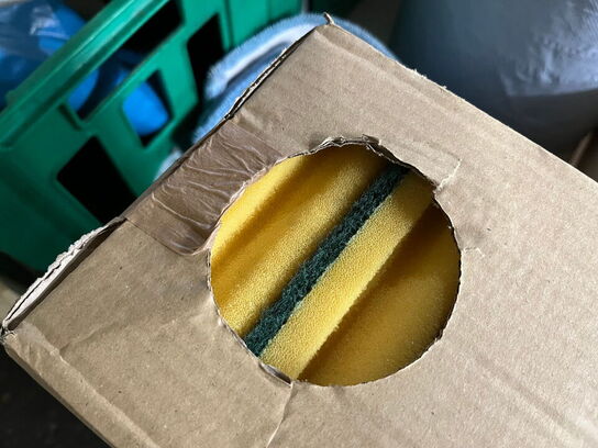 Indholdet på pallen