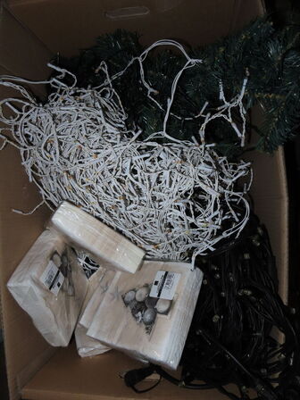 Indholdet på pallen