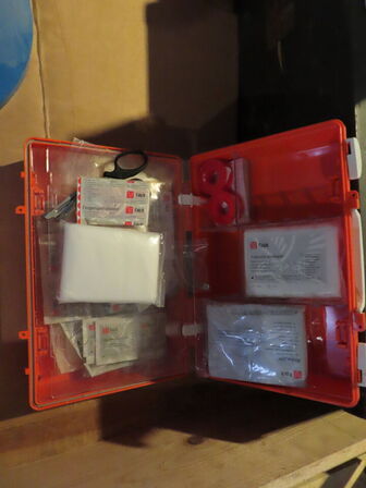 Indholdet på pallen