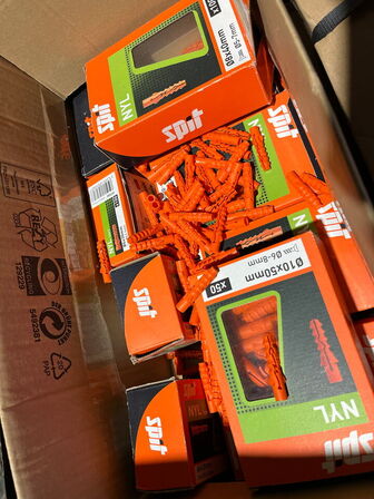 Indholdet på pallen