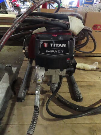 Malersprøjte, TITAN IMPACT 440 samt 2 stk. spænder