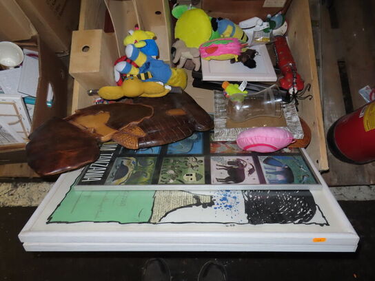 Indholdet på pallen