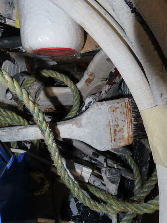 Indholdet på pallen