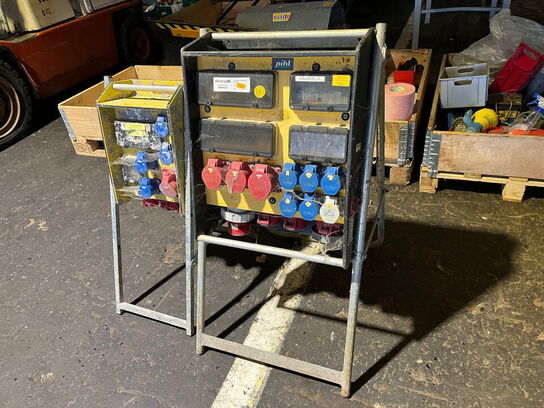 2 stk. byggeplads el-tavler