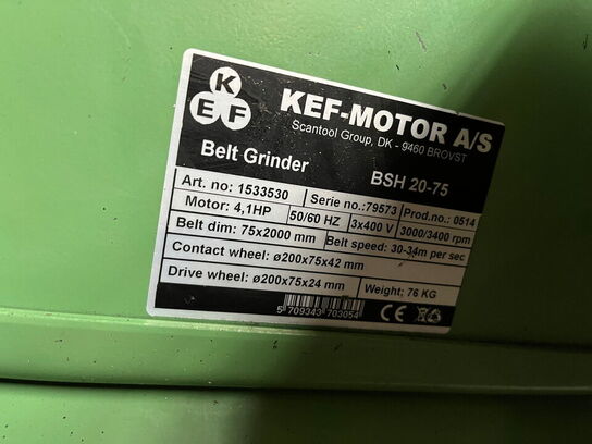 Båndsliber, KEF BSH 20-75