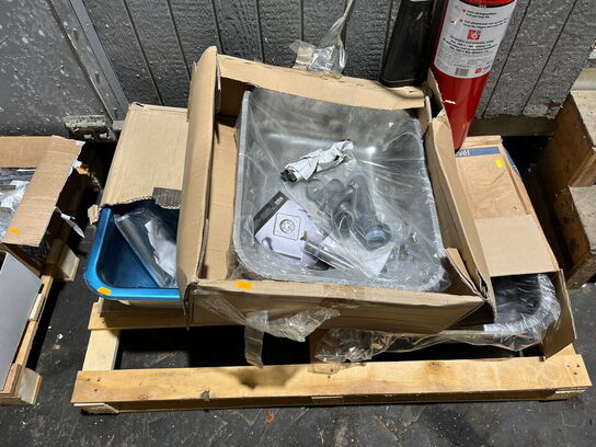 3 stk. rustfri køkkenvaske