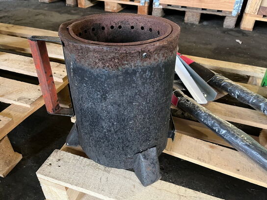 Indholdet på pallen