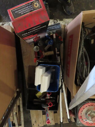 Indholdet på pallen