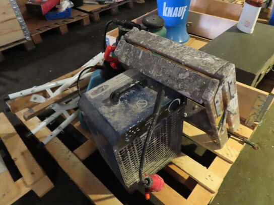 Indholdet på pallen