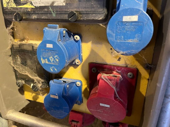 2 stk. byggeplads el-tavler