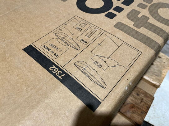 Toiletkumme til væghængt toilet samt vask