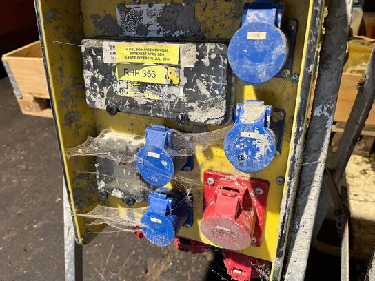 2 stk. byggeplads el-tavler