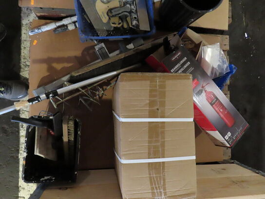 Indholdet på pallen