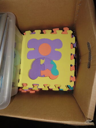 Indholdet på pallen