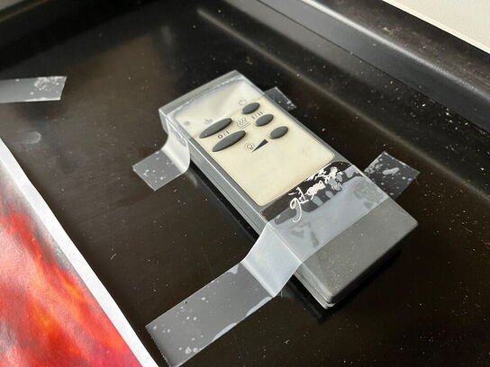 Biopejs med fjernbetjening