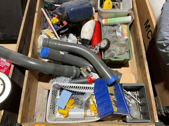 Indholdet på pallen