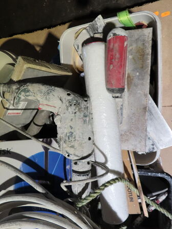 Indholdet på pallen