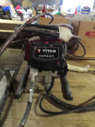 Malersprøjte, TITAN IMPACT 440 samt 2 stk. spænder